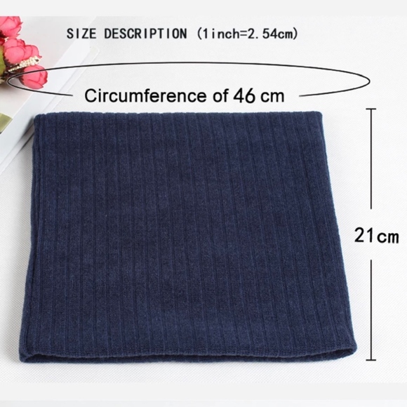 NECKERCHIEF WINTER SCARF UNISEX COLAR NECK SCARF - Picture 3 of 7